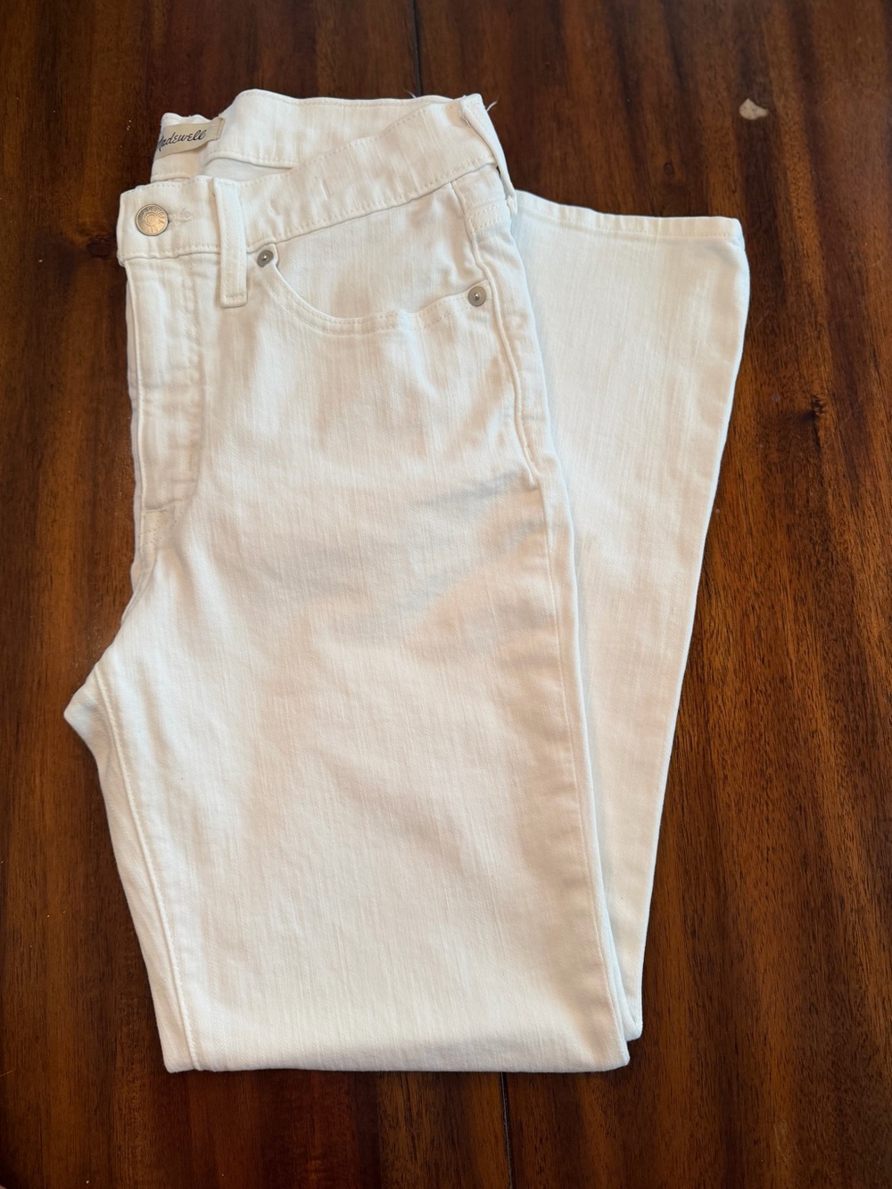 Madewell Women's White High-Rise Jeans